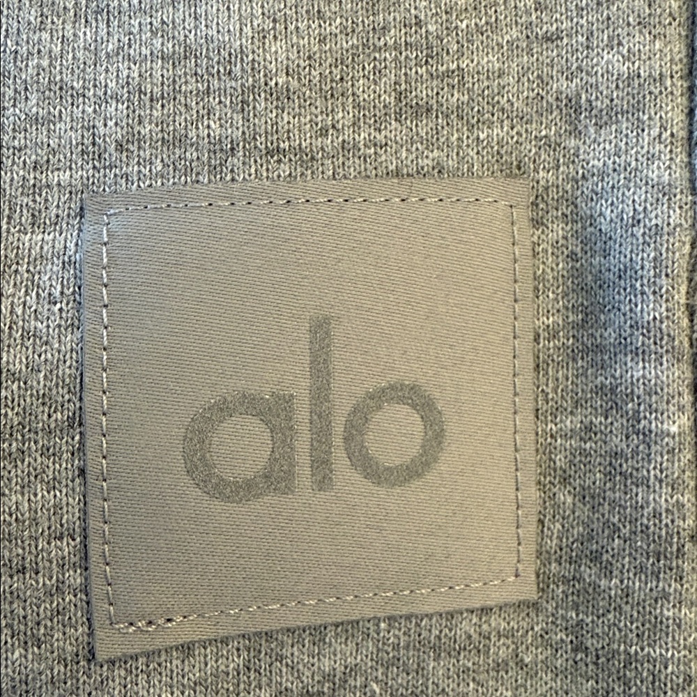 ALO Unisex Light Gray Sweatpants - Picture 10 of 12